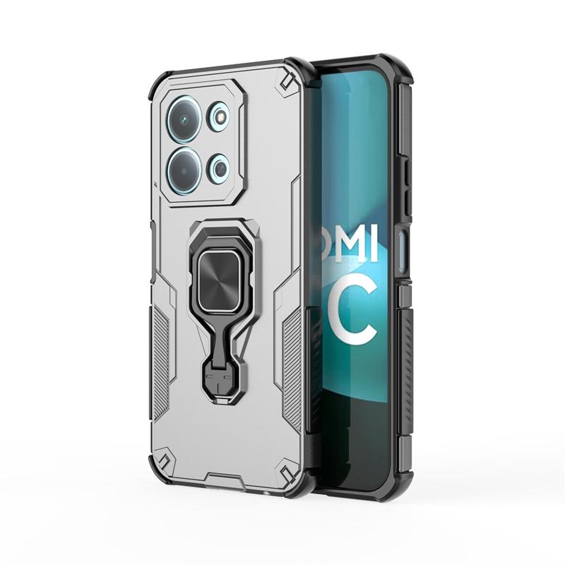 Heavy Armor Case For Xiaomi Redmi 15C Magnetic Suction Stand Phone Holder Back Cover Redmi 15C Case For Redmi 15C Case 6.9 inch