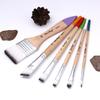 6 Pcs Acrylic Paint Brushes Set Nylon Hair Paint Brushes Watercolour Painting Brushes Art Paint Brush Drawing Supplies