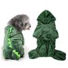 Dog Cartoon Costume Cute Dinosaur Shape Soft Coral Fleece Warm Dog Halloween Costume Winter Hoodie Clothes for Dogs Cats