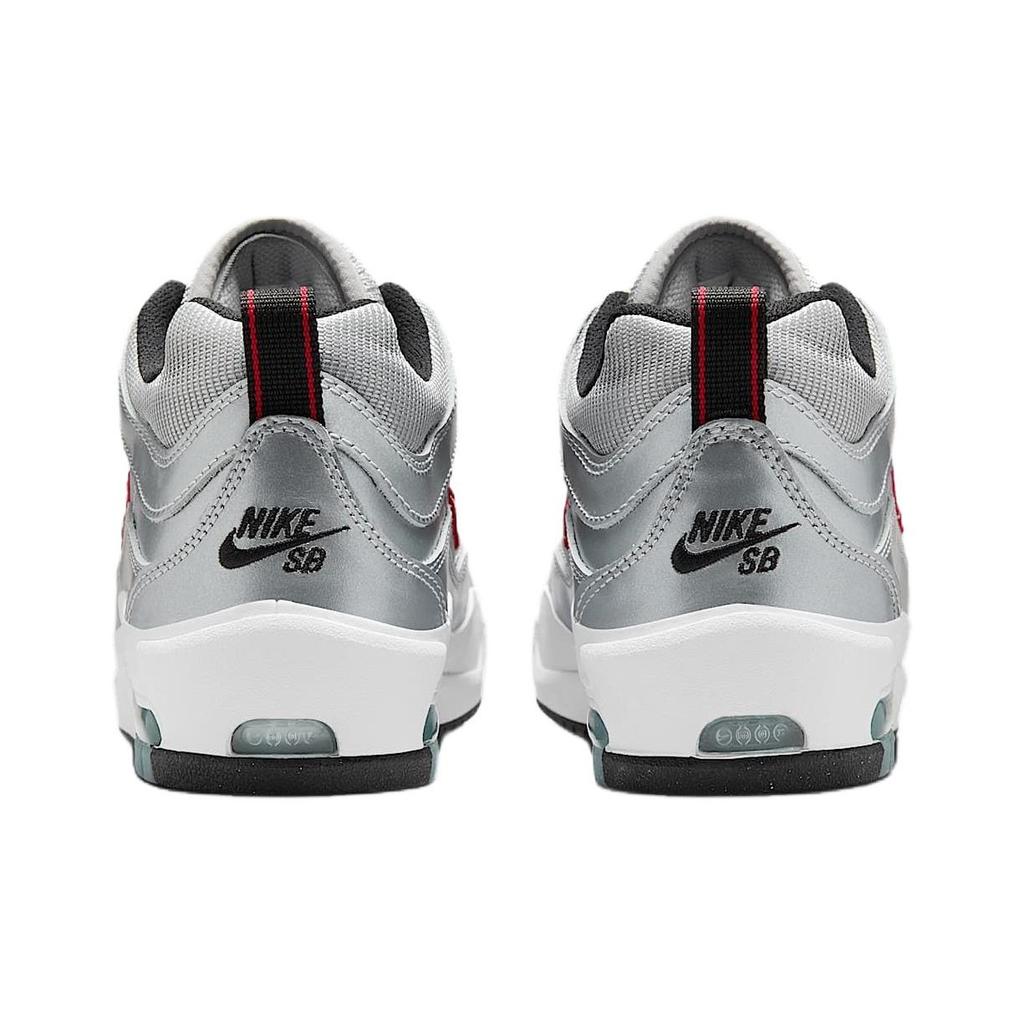 Nike Air Max Ishod Wair SB Silver Bullet Pánské tenisky Metalicko-stříbrná Univerzitní červená Černá HF3062-001