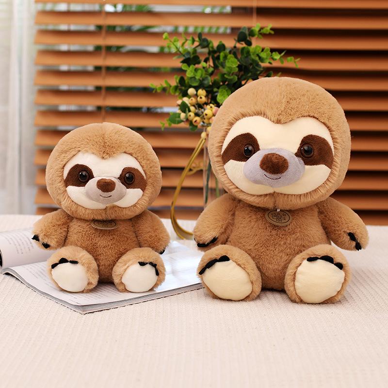Cute Sitting Sloth Doll Plush Toy Cute Little Sloth Doll Children Soothing Rag Doll Birthday Gift