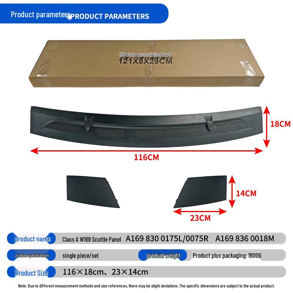 A-Class W169/B-Class W245 Hood Air Vent 1698360018 A-Class Right (1698300075)