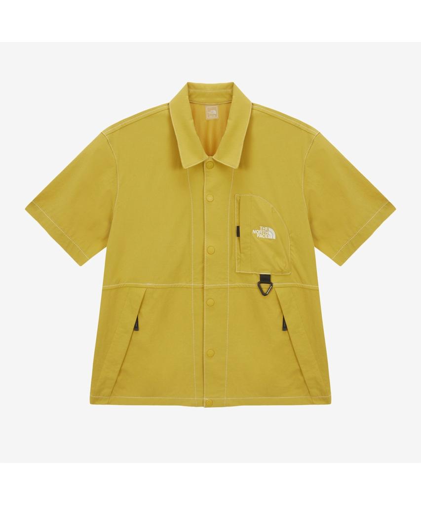 Noseupeiseu Nh8Ss01C Peak Hill Short Sleeve Shirt Mustard