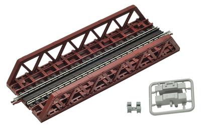 TOMIX N Gauge Pony Truss Bridge F Red 3250 Railway Model Supplies