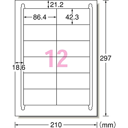 A-One Label Sticker Recycled Paper 12 Pages 100 Sheets 31334
