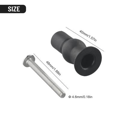Toilet Seat Top Fix Seat Hinge Hole Fixings Well Nut Screw Rubber Back To Wall Toilet Cover Fixing Bolt Replacement New