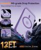 Magnetic Magsafe Luxury Armor Shockproof Case For iPhone 16 15 14 13 Pro Max Plus For Wireless Charge Cover Matte Translucent PC for daily use