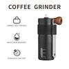 Ręczny młynek do kawy Przenośne młynki do ziaren kawy Mini Stal nierdzewna Łatwy ręcznie robiony młyn Spieniacz Akcesoria kuchenne Narzędzie