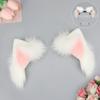 Wiederaufladbares animiertes Tierohren-Stirnband Abnehmbarer motorisierter Katzen-Fuchs-Kaninchen-Ohren-Kostümzubehör Cosplay-Party