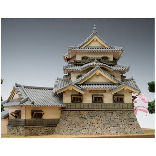 Woody Joe 1/150 Hikone Castle Wooden Model Assembly Kit