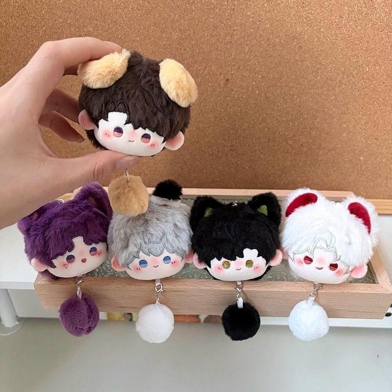 Flower Series Love & Deepspace Plush Keychain Cute Cartoon Hanging Pendant Bag Charm Desk Ornaments Fans Birthday Christmas Gift