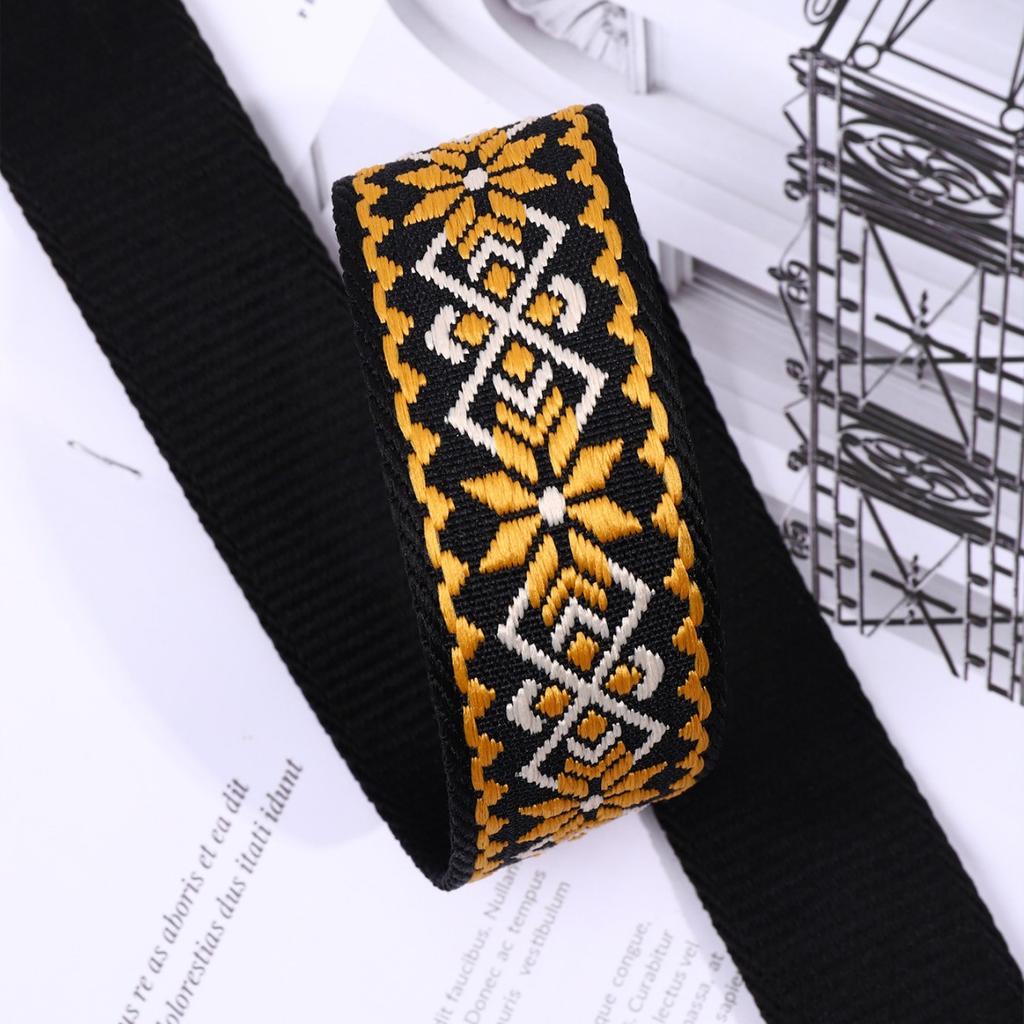 New Women's Crossbody Canvas Bag with Woven Bag Wide Shoulder Strap Replacement Bag Shoulder Strap Versatile Fashion Accessories