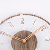 Wanduhr für Wohnzimmer, leise, -stufig, nordisch minimalistischer Stil, Uhr aus gehärtetem Glas