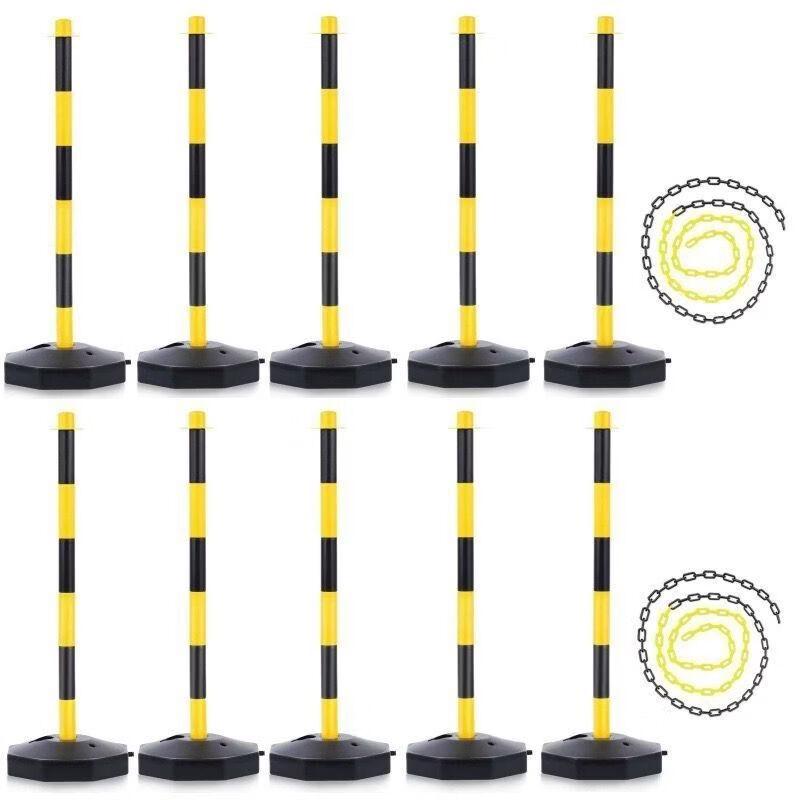 Aokewen Yellow Black Warning Isolation Post Kit