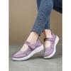 New Breathable Casual Shoes for Women In Summer Soft Soled Non Tiring Velcro Shoes