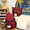 Children's Schoolbags Elementary School Students  Girls Junior High School Students  High School Pain Bags Multi Layer