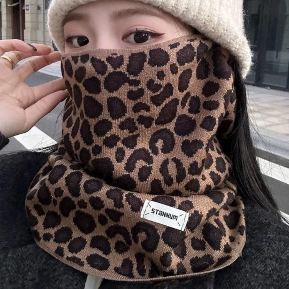Flower Winter Cycling Thermal Mask Polka Point Pullover Cap Sacrf Earhook Neck Warmer  Female