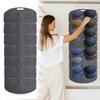Baseball Cap Display Rack Door Back Wall-Mouted Non-Woven Large Hanging Hat Rack
