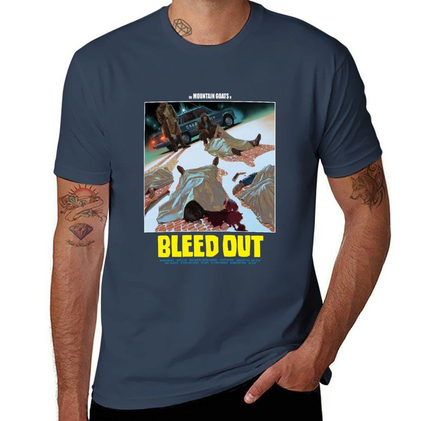 Bleed Out Album T-Shirt funny t shirts cotton anime t shirts oversize T-Shirt S