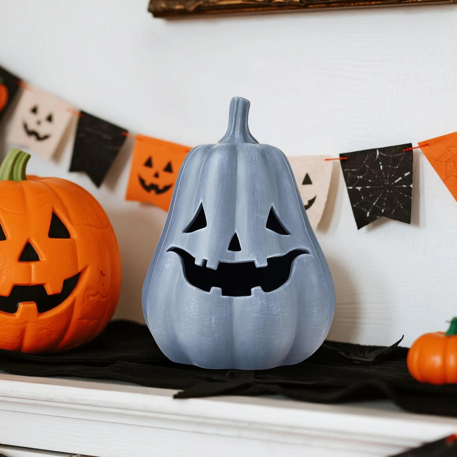

Pumpkin Table Decoration, Halloween Decoration, Desktop Ornaments, Can Be Easily Placed On The Porch, Table Or Mantel, Indoor And Outdoor Decoration One Size