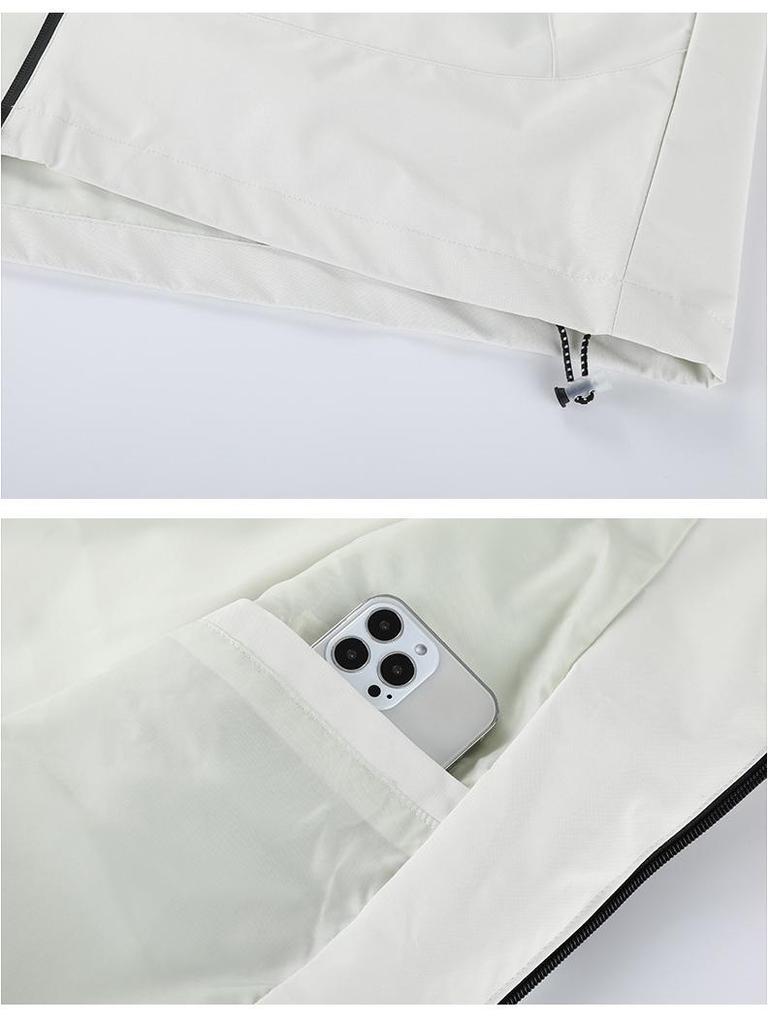 Men’s 2024 Spring Windproof Hooded Fashion Jacket – Casual Waterproof Versatile Outerwear Trend