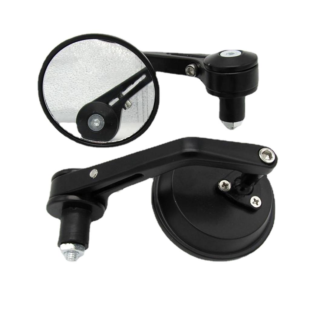 Oglinzi profesionale cu bară rotundă pentru motociclete Oglindă laterală retrovizoare pentru motocicletă pentru montare rapidă a ghidonului de 7/8"