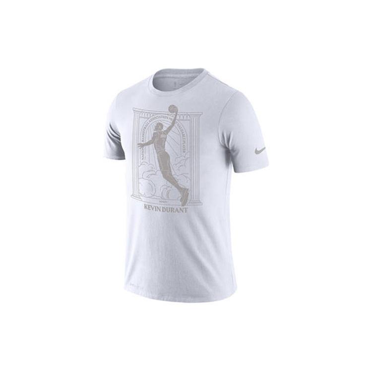 Nike MVP Series NBA Brooklyn Nets Durant Basketball Sports Short Sleeve White Men s CT3998-100 M