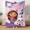 1pc Gaby's Bubble House2 Blanket, Gift, for Men and Women, Soft Blanket, Good for Sofa Bed Couch Travel, Lightweight Flannel Blanket