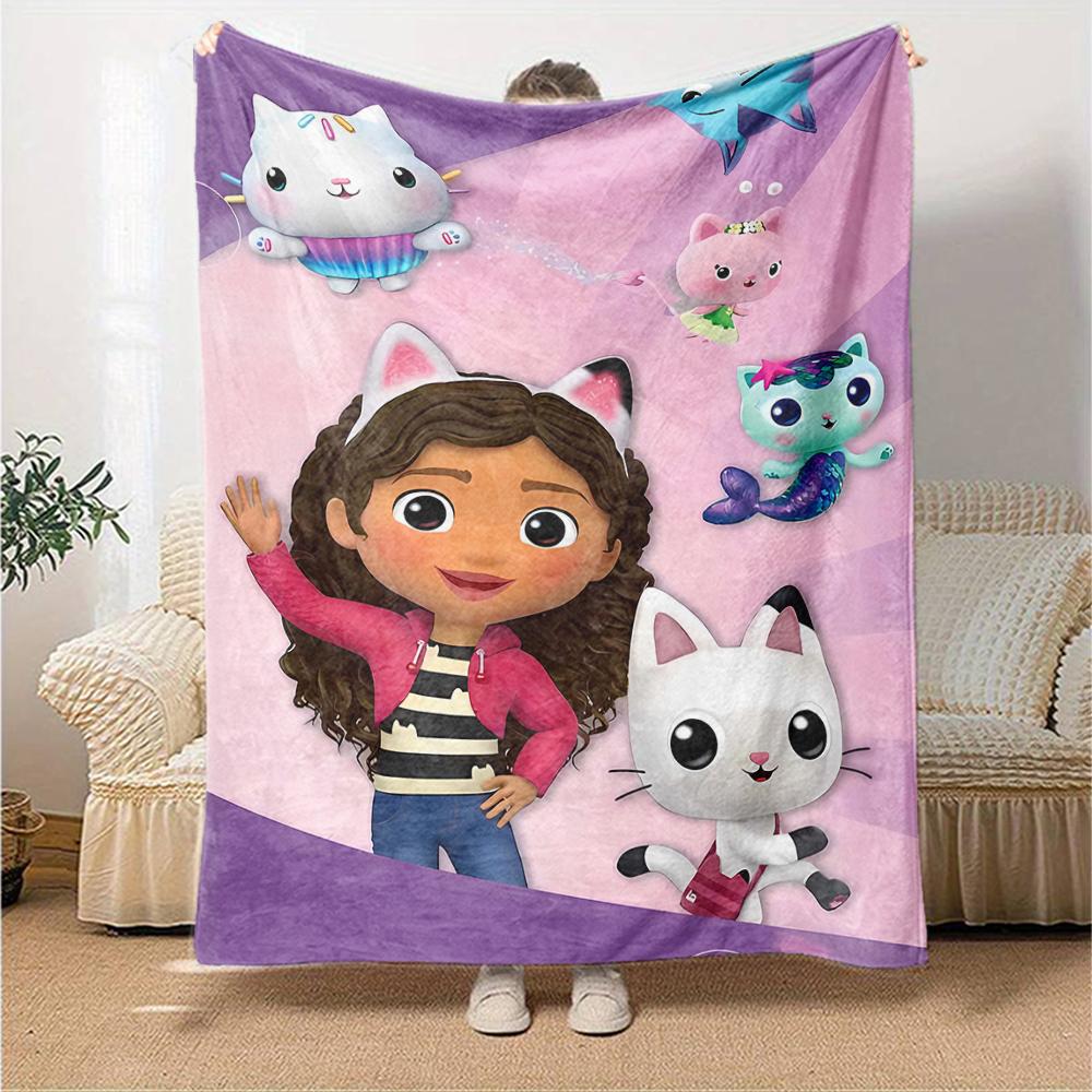 1pc Gaby's Bubble House2 Blanket, Gift, for Men and Women, Soft Blanket, Good for Sofa Bed Couch Travel, Lightweight Flannel Blanket