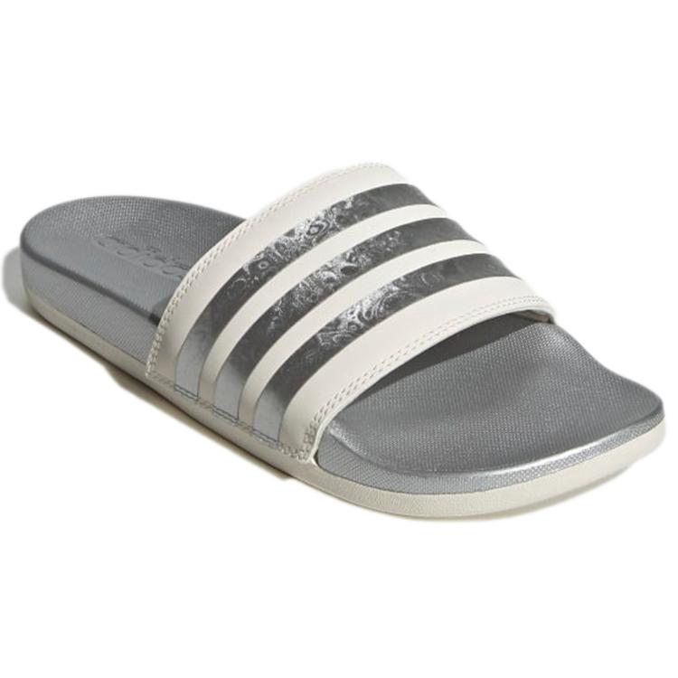 Adidas Adilette Comfort Slide 'White Matte Silver' Women's GW8746
