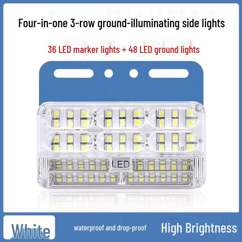 Super Bright LED Waterproof 24V Truck Side Marker and Clearance Warning Lights
