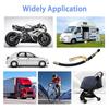 8.25 Inch Flexible Tire Valve Stem Extension Extenders with 90 Degree For Cars Truck Motorcycle Bike Scooter