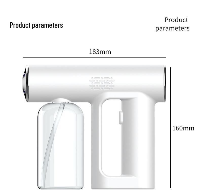 Blaulicht-Nano-Desinfektionssprüher - Elektronischer Zerstäuber zur Haushaltssterilisation