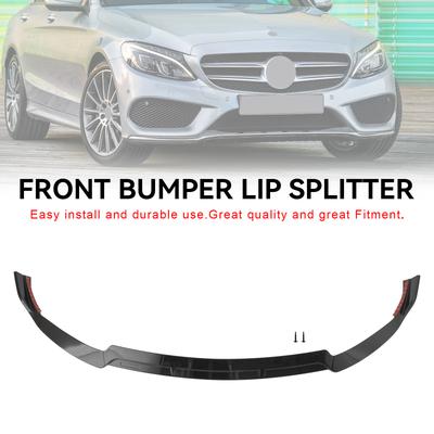 Przedni splitter pasuje do Mercedes-Benz Klasy C W205 C205 2019-2021 Styl Brabus