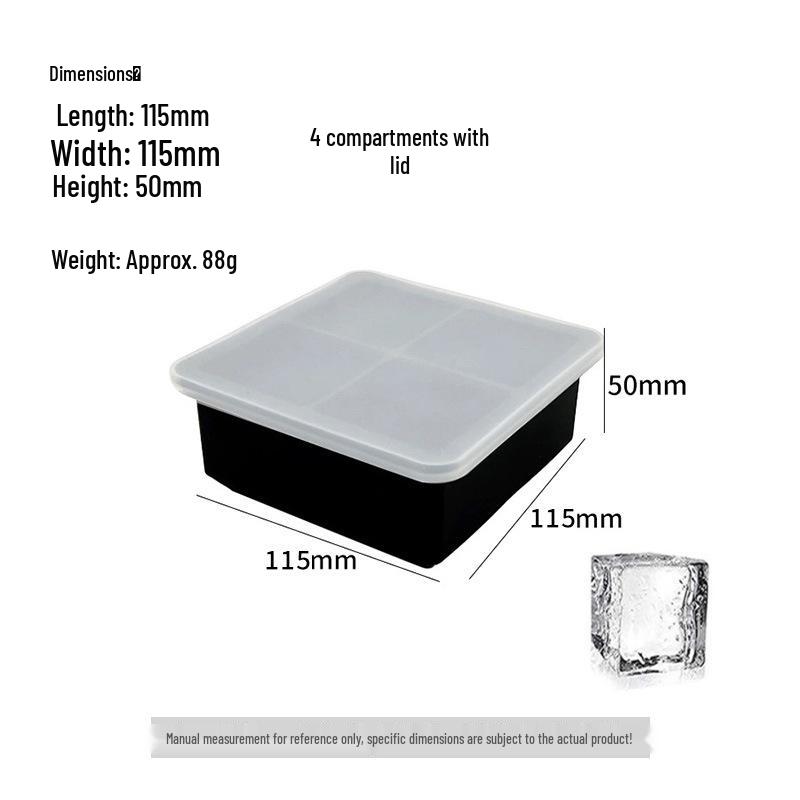 Silicone Skull Ice Cube Mold Tray for Whiskey and DIY Frozen Treats