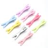 50pcs/lot Cute Metal Cross Hairpins Colorful Duckbill Clamp Girl Side Bangs Clip Hairpin For Jewelry Making Hair Accessories