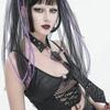 Metal Rivet Gothic Vintage Punk Neck Tie Women Techwear Style Leather Hip Hop Rock Y2K Collar Tie