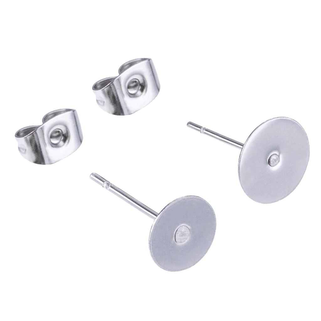 100 Pairs Of Stud Earrings,  Stud Earrings, Blanks, Earring Stoppers, Earrings