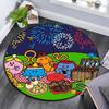Mr. Men and Little Miss,Round Area Rug,Carpet Rug for Living Room Bedroom Sofa Playroom Decor,Non-slip Floor Mat