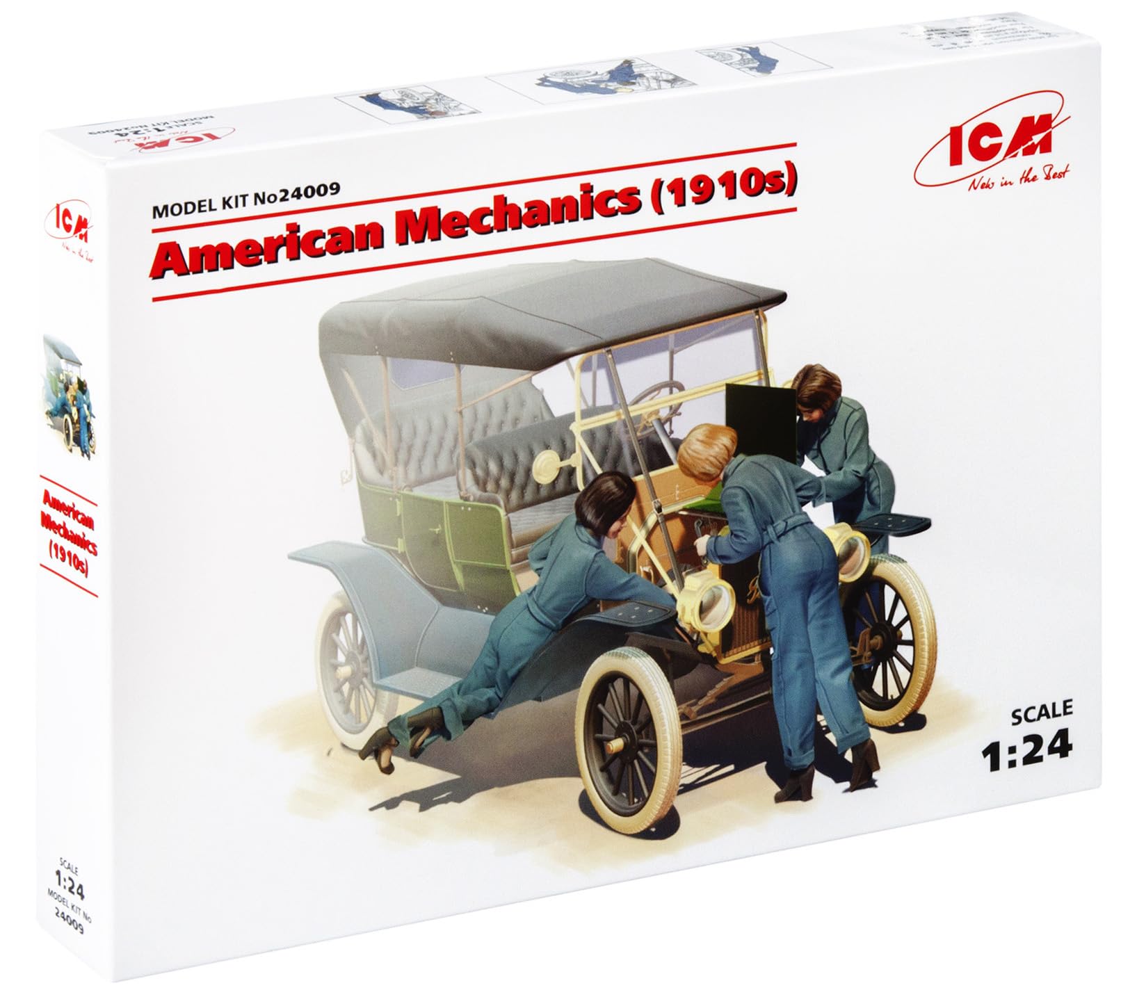 

ICM 1/24 scale American Female Mechanic 1910 Plastic Model 24009