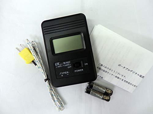 469 PPLS Digitalthermometer TR-TEMK01 mit K-Typ-Thermoelement, AAA-Batterietyp