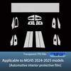 Suitable for 2025 MGHS navigation screen center console protective film, automotive interior protective film, TPU material, auto