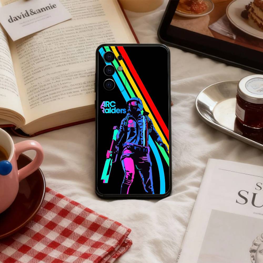Tactical Co-op A-ARC R-Raiders Phone Case For Samsung S 25,24,23,22,30,21,10,9,Ultra,Plus,Lite,FE,4,5 G Soft Black Case