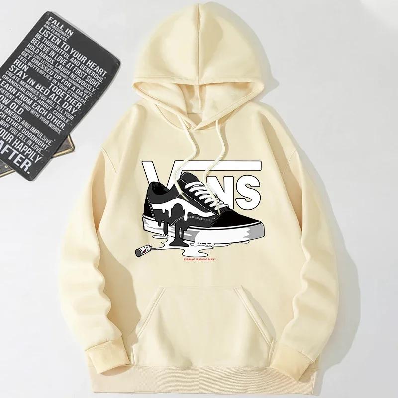 Fashion Printed Sweatshirt Casual Loose Top Simple Hoodies Sweatshirts Men’s
