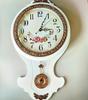 Antique European Style Solid Wood Silent Quartz Wall Clock for Living Room or Bedroom
