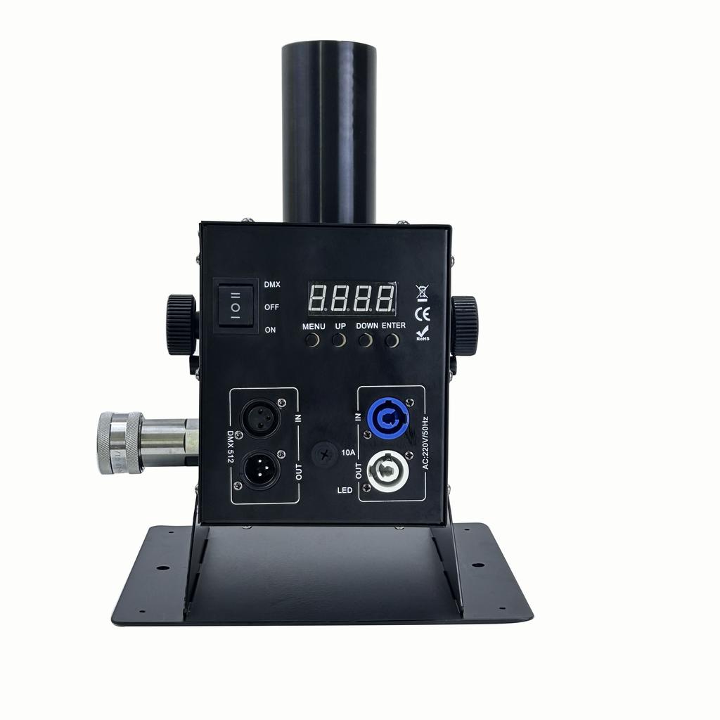 Professional Colorful RGB 3in1 LED CO2 JET Fog Machine DMX Control ForDisco Party Bar Stage Effect Wedding Dry