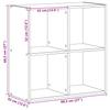 Bookshelf Artisan Oak 68.5x32x68.5 Cm Engineered Wood