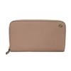 Used 9539 Double G Zip Around Wallet, 449347 CAO0G 5806 7940, Calfskin Zip Around Interlocking G, Soft Pink, Women's