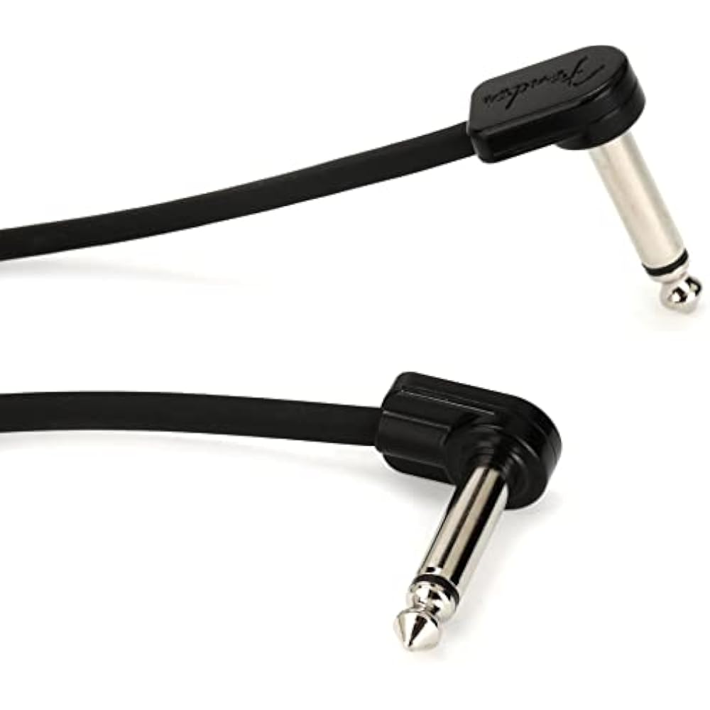 Fender Blockchain™ Patch Cable Kit, Small, Black Effector Patch Cable