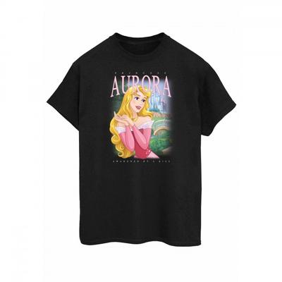 Camiseta feminina/senhora da Bela Adormecida Aurora Montage de algodão namorado